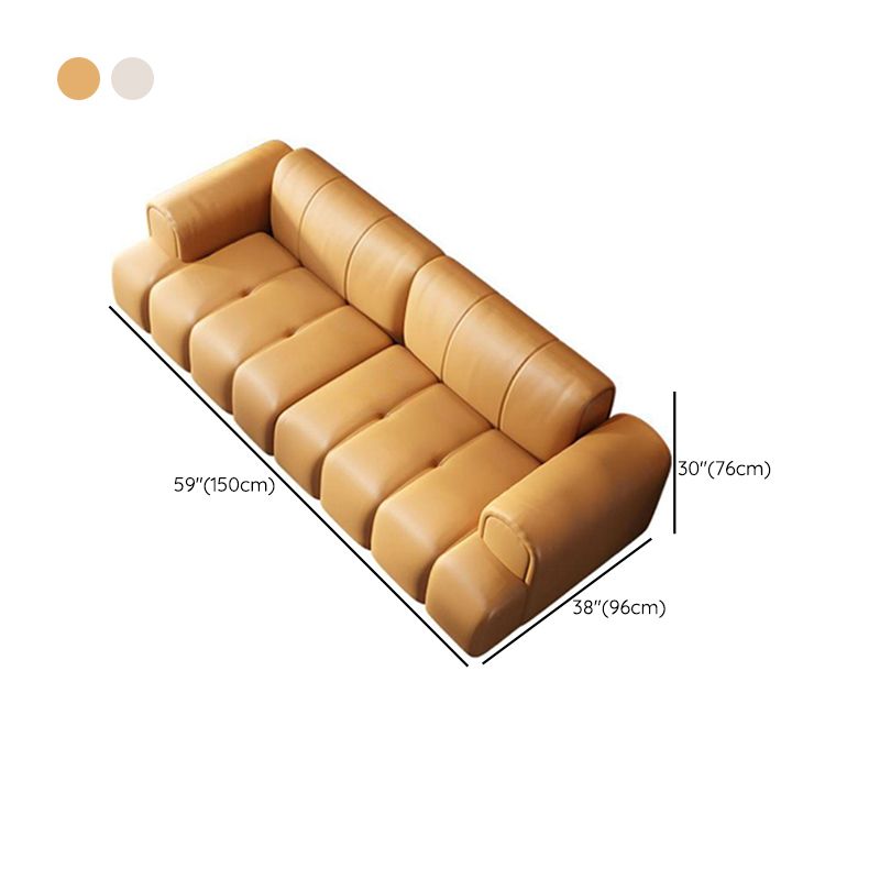 Contemporary Stationary Cushions Recessed Arm Living Room Settee Clearhalo 'furn' 'furn_sofas' 'Furniture' 'Living Room Furniture' 'Sofa' 'sofas' 1200x1200_85bafd9b-10a7-4f75-8ecb-ff957d4d58ec