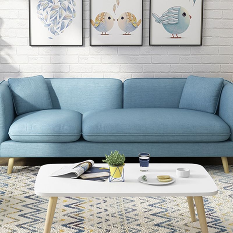 Modern Linen Tuxedo Arm Standard Sofa with Bolster Pillows for Living Room Clearhalo 'furn' 'furn_sofas' 'Furniture' 'furniture_sofas' 'kitchen' 'kitchen_sofas' 'Living Room Furniture' 'Sofa' 'sofas' 1200x1200_85bb278b-28a2-47d4-95b4-adfa3833d431