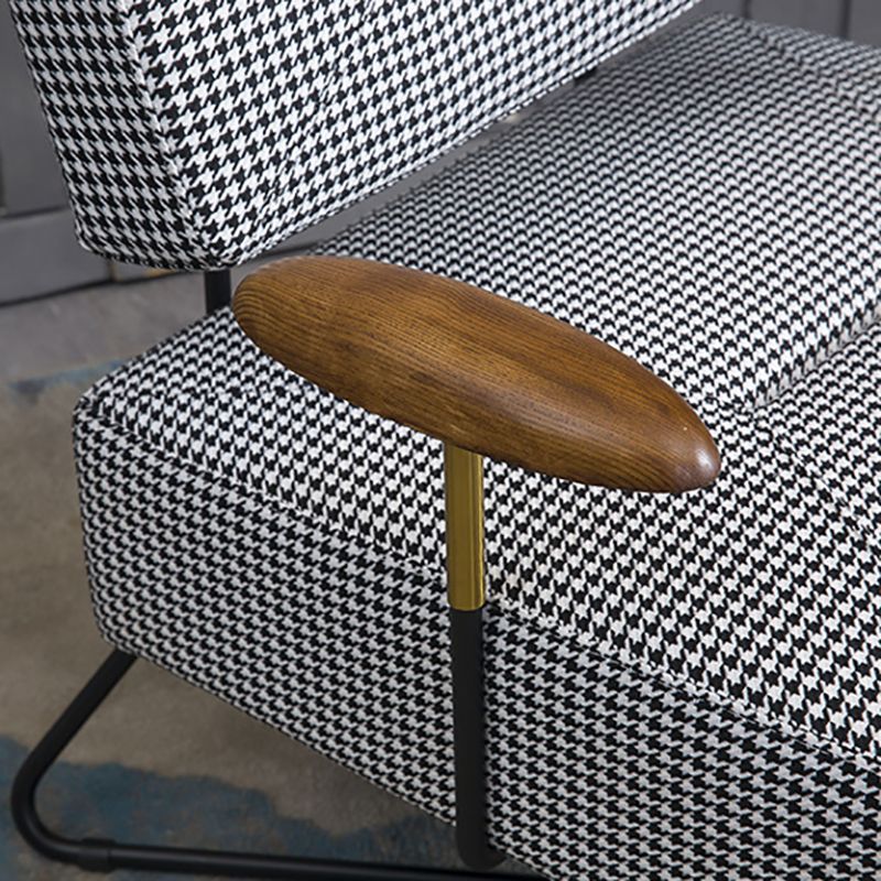 Chenille Arm Chair 29.92" Wide Arms Included Accent Armchair Clearhalo 'Accent Chairs' 'accent_chairs' 'Chairs & Seating' 'furn' 'furn_accent_chairs' 'Furniture' 'Living Room Furniture' 1200x1200_85bbcc15-dde8-4788-bf62-327d41b0bd36