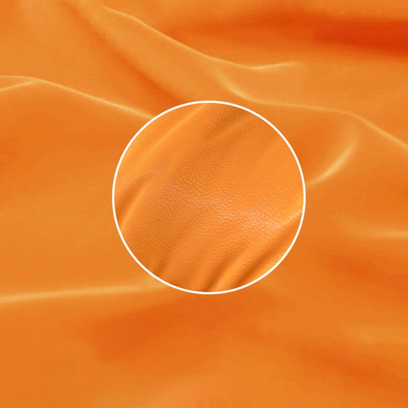 Modern Glider Chair Solid Color Faux Leather Rocking Chair with Cushions