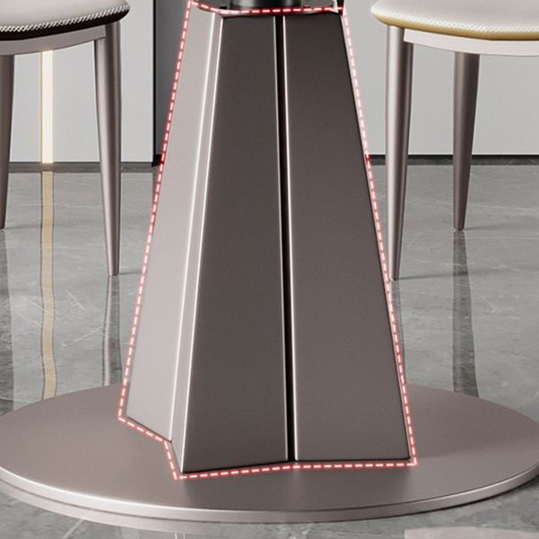 Glam 1/5/7 Pieces Dining Set Rectangular Sintered Stone Dining Table Set Clearhalo 'Dining Room Sets' 'Dining Tables & Seating' 'dining_room_set' 'furn' 'furn_dining_room_set' 'Furniture' 'furniture_dining_room_set' 'Kitchen & Dining Furniture' 1200x1200_85c44576-f8e4-4e4f-a0ce-934cad4cd319