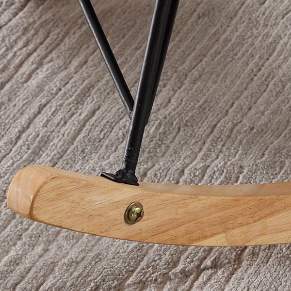 Noordse lichte luxe chaise schommelen stoel hotel vrijetijds gestoffeerde luie sofa stoel