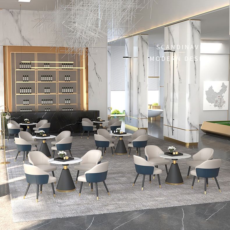 Contemporary Design 1/4/5 Pieces Dining Set Round Dining Room Table Set Clearhalo 'Dining Room Sets' 'Dining Tables & Seating' 'dining_room_set' 'furn' 'furn_dining_room_set' 'Furniture' 'furniture_dining_room_set' 'Kitchen & Dining Furniture' 'kitchen&dining_furn' 'kitchen' 1200x1200_85c7b52f-a857-4ff0-b25c-2c6bace9ad8c