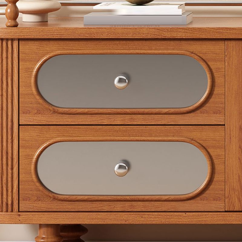 Solid Wood TV Stand Console Traditional Media Console TV Stand with Drawers Clearhalo 'furn' 'furn_tv_stands_entertainment_centers' 'Furniture' 'Living Room Furniture' 'TV Stands & Entertainment Centers' 'TV Stands & Media Storage Furniture' 'tv_stands_entertainment_centers' 1200x1200_85caf450-885e-48f1-8d22-66c4951a5bfc
