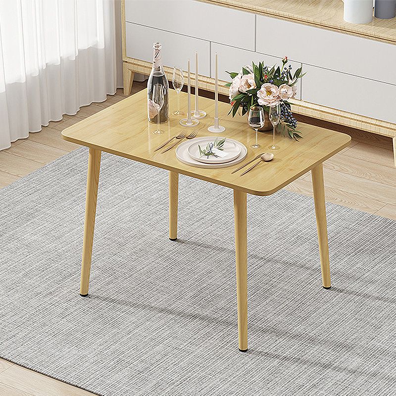 Modern Style Density Plank Wood/white Top Solid Wood Leg Coffee Table Clearhalo 'Coffee & Accent Tables' 'Coffee Tables' 'coffee_tables' 'furn' 'furn_coffee_tables' 'Furniture' 'furniture_coffee_tables' 'Living Room Furniture' 1200x1200_85cb7238-b68f-4cdb-ad9b-d51e431ab8a1