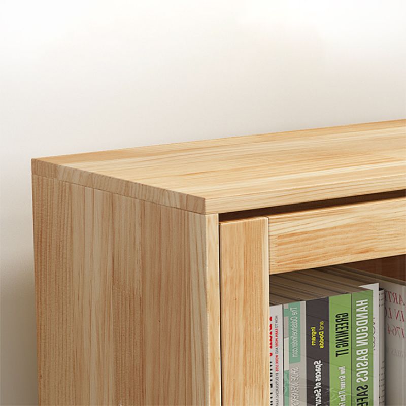 Libreria standard naturale in legno moderno libreria chiusa