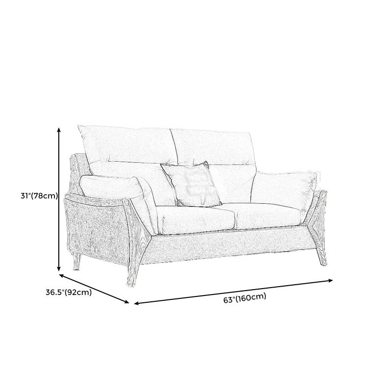 30.71"High Pillow Top Arm Sofa Fabric Cushion Back Sectional for Living Room Clearhalo 'furn' 'furn_sectionals' 'Furniture' 'furniture_sectionals' 'Living Room Furniture' 'Sectionals' 1200x1200_85cc2746-7ddc-462a-9907-f338966d9ae2