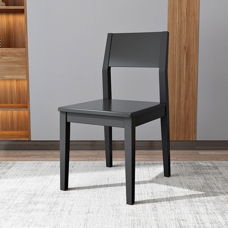 Open Back Dining Side Chair Solid Wood Dining Chair for Dining Room Clearhalo 'Dining Chairs' 'Dining Tables & Seating' 'dining_chair' 'furn' 'furn_dining_chair' 'Furniture' 'Kitchen & Dining Furniture' 1200x1200_85cda961-56a8-4b4f-82e6-eb6299837fe3