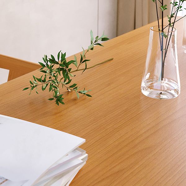Minimalist Khaki Solid Wood Dining Table Rectangle Shape Dining Table with Double Pedestal Bases Clearhalo ' dining_table' 'Dining Tables & Seating' 'Dining Tables' 'furn' 'furn_dining_table' 'Furniture' 'furniture_dining_table' 'Kitchen & Dining Furniture' 'kitchen&dining_furn' 'kitchen' 'kitchen_dining_table' 1200x1200_85ce3b3c-8361-4bfb-877f-0797bbd8e2ac