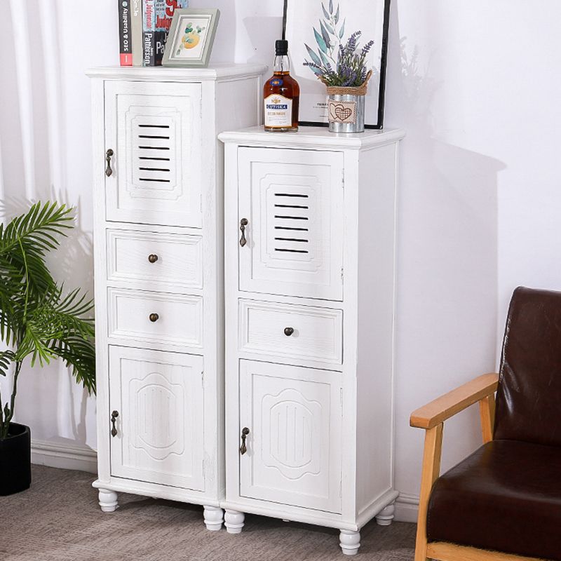 Coffre de rangement en bois pour chambre à coucher nautique Coffre vertical de 12 po de largeur avec tiroirs