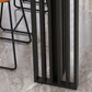 Industrial 1/7 Pieces Bar Table Set Rectangle Stone Counter Table for Living Room Clearhalo 'Bar Furniture' 'furn' 'furn_home_bar_bar_sets' 'Furniture' 'Home Bars & Bar Sets' 'home_bar_bar_sets' 'Kitchen & Dining Furniture' 1200x1200_85cf43f9-17e0-49a0-91d2-bc941cf3de21