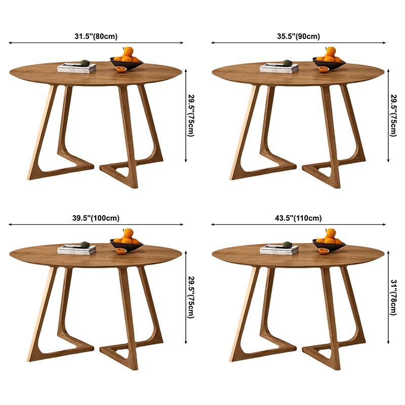 Round Pedestal Dining Site Table Contemporary Furniture with Pine Solid Wood Clearhalo ' dining_table' 'Dining Tables & Seating' 'Dining Tables' 'furn' 'furn_dining_table' 'Furniture' 'furniture_dining_table' 'Kitchen & Dining Furniture' 'kitchen&dining_furn' 'kitchen' 'kitchen_dining_table' 1200x1200_85d1d93a-cdcc-44b0-805a-bd3965ba09cd