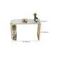 Glam Stone Bar Table Golden Base Storable Table for Living Room Clearhalo 'Bar Furniture' 'Bar Tables' 'bar_tables' 'furn' 'furn_bar_tables' 'Furniture' 'Kitchen & Dining Furniture' 1200x1200_85d3799b-70a4-4cb0-832c-44342d53e17e