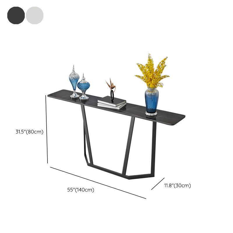 Tabla de consola sofá moderna Tabla de acento de consola de acabado antiguo