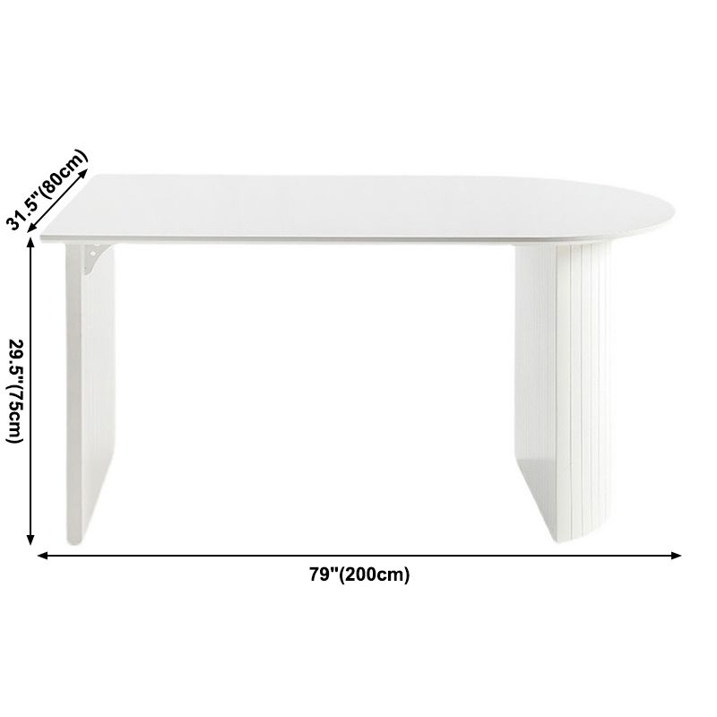 Free Form White Dining Table Sintered Stone Table Contemporary with Double Pedestal Clearhalo ' dining_table' 'Dining Tables & Seating' 'Dining Tables' 'furn' 'furn_dining_table' 'Furniture' 'furniture_dining_table' 'Kitchen & Dining Furniture' 'kitchen&dining_furn' 'kitchen' 'kitchen_dining_table' 1200x1200_85d39fe6-0988-44d2-ae72-f007ef204a47