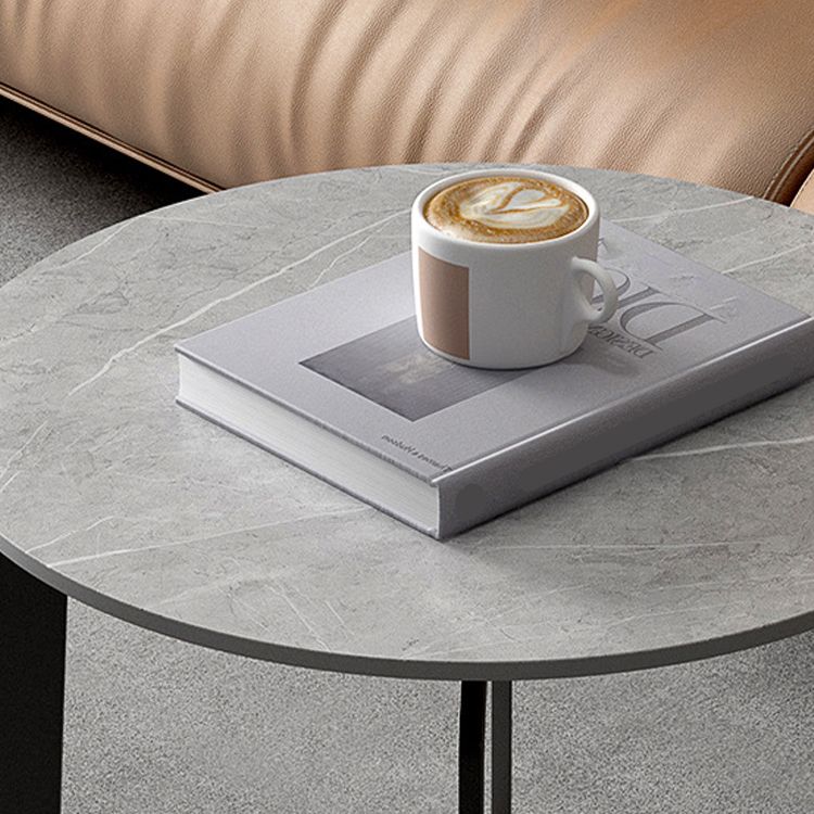 Mesa de acento de piedra de 21.65 "Table de noche de 2 años Night Table Mesa