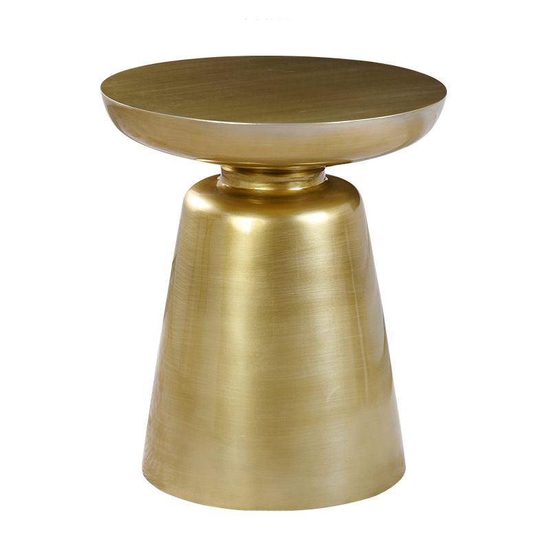 Modern Metal Round Side Table 43/60' Tall Pedestal End Table Clearhalo 'Coffee & Accent Tables' 'End & Side Tables' 'end_side_tables' 'furn' 'furn_end_side_tables' 'Furniture' 'Living Room Furniture' 1200x1200_85d54df7-522c-4d92-9a66-3fdac2853e16