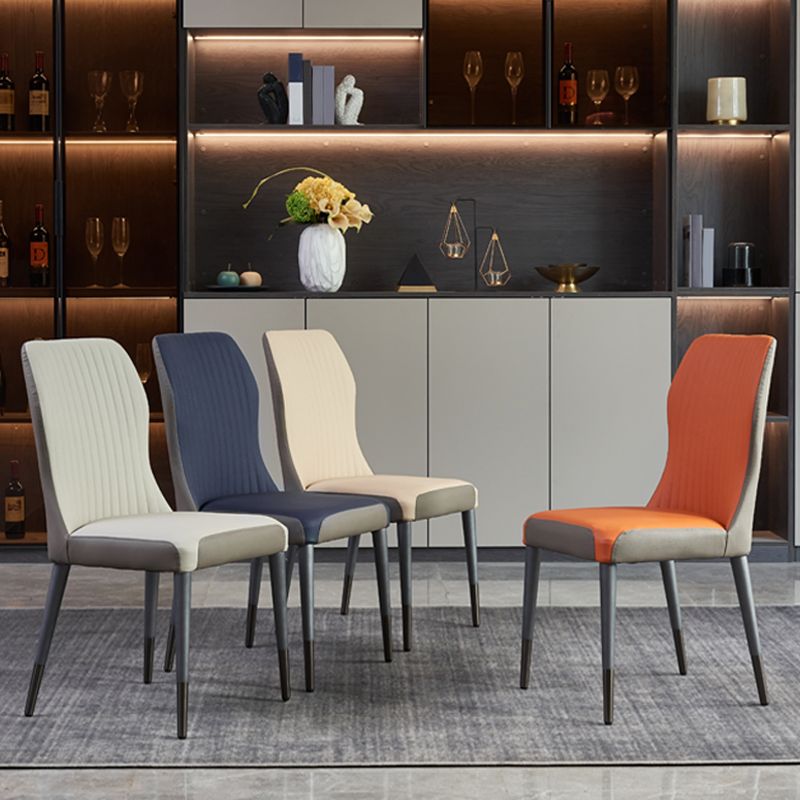 Contemporary Style Wooden Dining Chairs Kitchen Dining Armless Side Chairs Clearhalo ' kitchen&dining_furn' 'Dining Chairs' 'Dining Tables & Seating' 'dining_chair' 'furn' 'furn_dining_chair' 'Furniture' 'furniture_dining_chair' 'Kitchen & Dining Furniture' 'kitchen' 1200x1200_85d5ce4b-ec10-43ba-aa3d-b9db962bf835