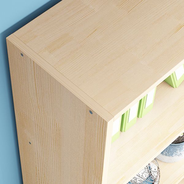 Scandinavian Pine Wood Standard Bookshelf Closed Back Vertical Bookshelf Clearhalo 'Bookcases' 'Furniture' 'furniture_bookcases' 'Office Furniture' 1200x1200_85da60f6-e042-473e-beae-9e4023c24a74