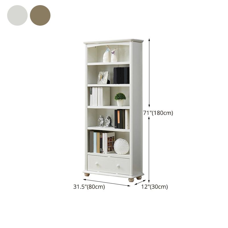 Modern Style Bookcase Engineer Wood Closed Back Bookshelf for Home Office Clearhalo 'Bookcases' 'furn' 'furn_bookcases' 'Furniture' 'Office Furniture' 1200x1200_85db8137-20c0-4582-ad0a-4b3dfada791b