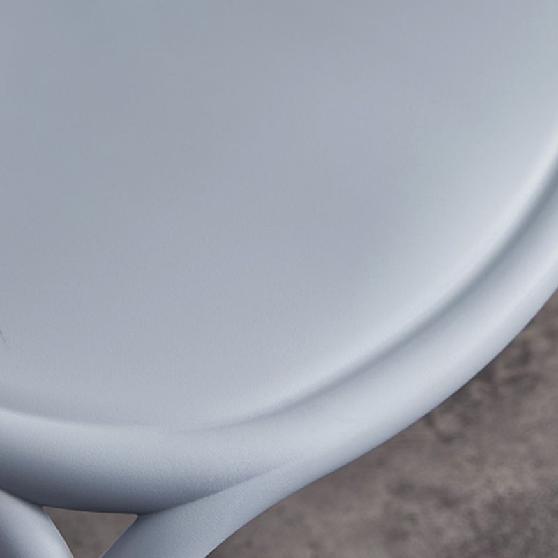 Scandinavian Style Plastic Dining Armless Chair Solid Back Dining Side Chairs Clearhalo ' kitchen&dining_furn' 'Dining Chairs' 'Dining Tables & Seating' 'dining_chair' 'furn' 'furn_dining_chair' 'Furniture' 'furniture_dining_chair' 'Kitchen & Dining Furniture' 'kitchen' 1200x1200_85dbbf6e-44d7-428e-a0d6-1f62a8ccc4d0