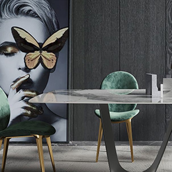 1/4/5/7 Pieces Dining Set Rectangle White Dining Table Set for Home Use Clearhalo 'Dining Room Sets' 'Dining Tables & Seating' 'dining_room_set' 'furn' 'furn_dining_room_set' 'Furniture' 'furniture_dining_room_set' 'Kitchen & Dining Furniture' 1200x1200_85dc60d9-26de-488e-970d-0a8e8df9c780