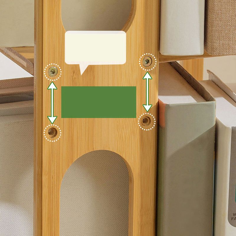 Libreria in legno ingegnerizzato per libreria verticale moderna per la sala da studio