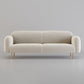 Velvet Tight Back Sofa with Square Arm for Living Room 29.53" High