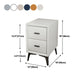 19 "H Moderne Nachttisch-Kunstleder 2-Drawer-Aufbewahrungstisch mit Beinen