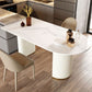 Metal Contemporary Free Form Dining Table White Sintered Stone Top Table for Dining Room Clearhalo ' dining_table' 'Dining Tables & Seating' 'Dining Tables' 'furn' 'furn_dining_table' 'Furniture' 'furniture_dining_table' 'Kitchen & Dining Furniture' 'kitchen&dining_furn' 'kitchen' 'kitchen_dining_table' 1200x1200_85e597dd-e01c-4f42-b5c3-7b016cddf001