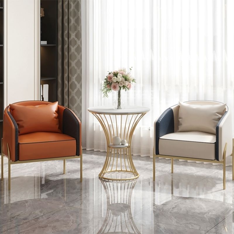 Contemporary Style Single Sofa Chair Pillow Back Arm Chair for Living Room Clearhalo 'Accent Chairs' 'accent_chairs' 'Chairs & Seating' 'furn' 'furn_accent_chairs' 'Furniture' 'Living Room Furniture' 1200x1200_85e651fc-b43c-41ad-874f-b90fa8e34dc4