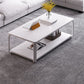 Modern Style Wooden Rectangular Table with Abstract Base for Storage Rack Coffee Table Clearhalo 'Coffee & Accent Tables' 'Coffee Tables' 'coffee_tables' 'furn' 'furn_coffee_tables' 'Furniture' 'Living Room Furniture' 1200x1200_85e6bd51-8afd-4008-a598-903e009d1492