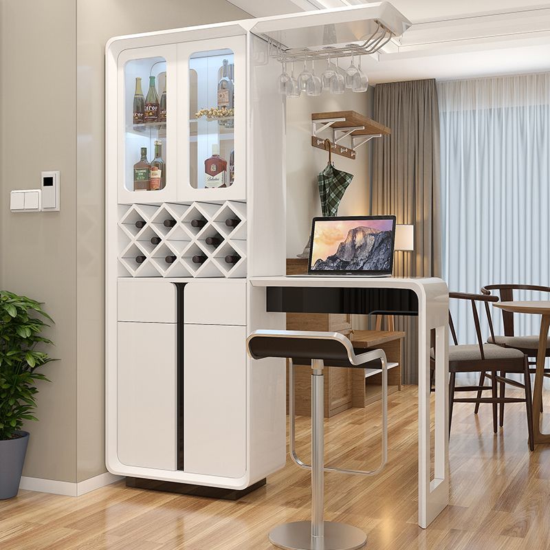 1/3 Pieces Contemporary Counter Height Pub Set in Black and White Clearhalo 'Bar Furniture' 'furn' 'furn_home_bar_bar_sets' 'Furniture' 'Home Bars & Bar Sets' 'home_bar_bar_sets' 'Kitchen & Dining Furniture' 1200x1200_85e71a3f-0124-46ce-a839-0cdb06a11a47