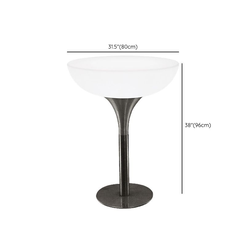 Polyethylene Round Table Industrial Style Commercial Outdoor Bar Table Clearhalo 'Bar Furniture' 'Bar Tables' 'bar_tables' 'furn' 'furn_bar_tables' 'Furniture' 'Kitchen & Dining Furniture' 1200x1200_85e749d2-ca52-48da-8145-a5bb0490d682
