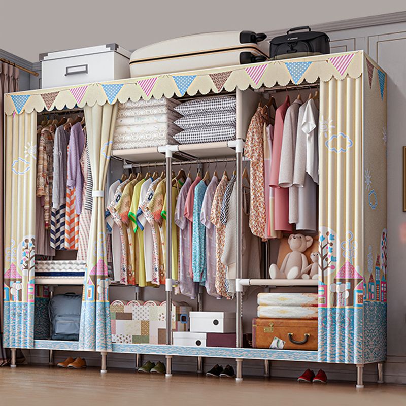 Armoire à cadre en métal Armoire de style contemporain garde-robe