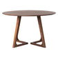 Round Modern Dining Table Brown Solid Wood Table with Double Pedestal Base Clearhalo ' dining_table' 'Dining Tables & Seating' 'Dining Tables' 'Furniture' 'furniture_dining_table' 'Kitchen & Dining Furniture' 'kitchen&dining_furn' 'kitchen' 'kitchen_dining_table' 1200x1200_85e7d0ea-3a2a-4871-b513-599764da5fdc