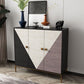 Modern Living Room Sideboard Cabinet Adjustable Shelving Solid Wood Sideboard