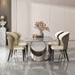 Nordic Sintered Stone Top Dining Set Rectangle 1/2/5/6 Pieces Dining Room Table Set Clearhalo 'Dining Room Sets' 'Dining Tables & Seating' 'dining_room_set' 'furn' 'furn_dining_room_set' 'Furniture' 'furniture_dining_room_set' 'Kitchen & Dining Furniture' 1200x1200_85e8db08-a50a-41fe-a713-b57e00a4785f