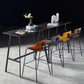 Nordic Style Leather Seat Backrest Bar Chair Front Desk High Chair Clearhalo 'Bar Furniture' 'Bar Stools' 'bar_stools' 'furn' 'furn_bar_stools' 'Furniture' 'Kitchen & Dining Furniture' 1200x1200_85ea1906-c244-4845-8769-778dbf10af60