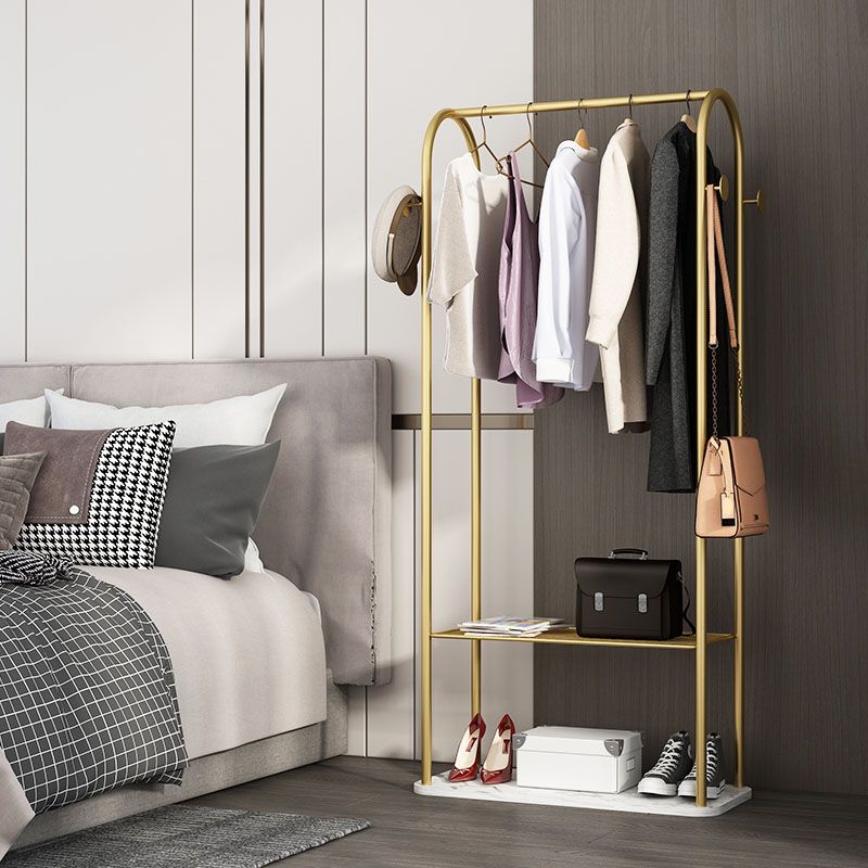 Gorgeous Coat Rack Metal Hall Stand Hooks Storage Shelf Coat Hanger Clearhalo 'Entry & Mudroom Furniture' 'furn' 'furn_hall_tree_coat_racks' 'Furniture' 'Hall Trees & Coat Racks' 'hall_tree_coat_racks' 1200x1200_85eb7603-e5e2-47bd-820c-ed4f5dcb3a9c