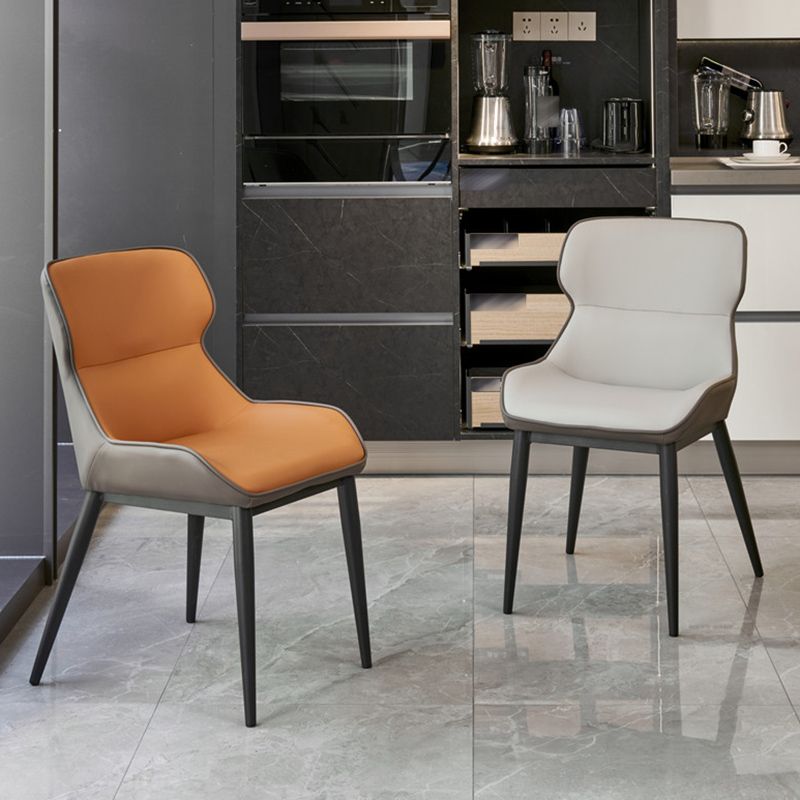 Industrial Dining Accent Chair Upholstered Side Chair for Home Clearhalo 'Dining Chairs' 'Dining Tables & Seating' 'dining_chair' 'furn' 'furn_dining_chair' 'Furniture' 'Kitchen & Dining Furniture' 1200x1200_85eff107-925e-4311-9627-db622492ec29