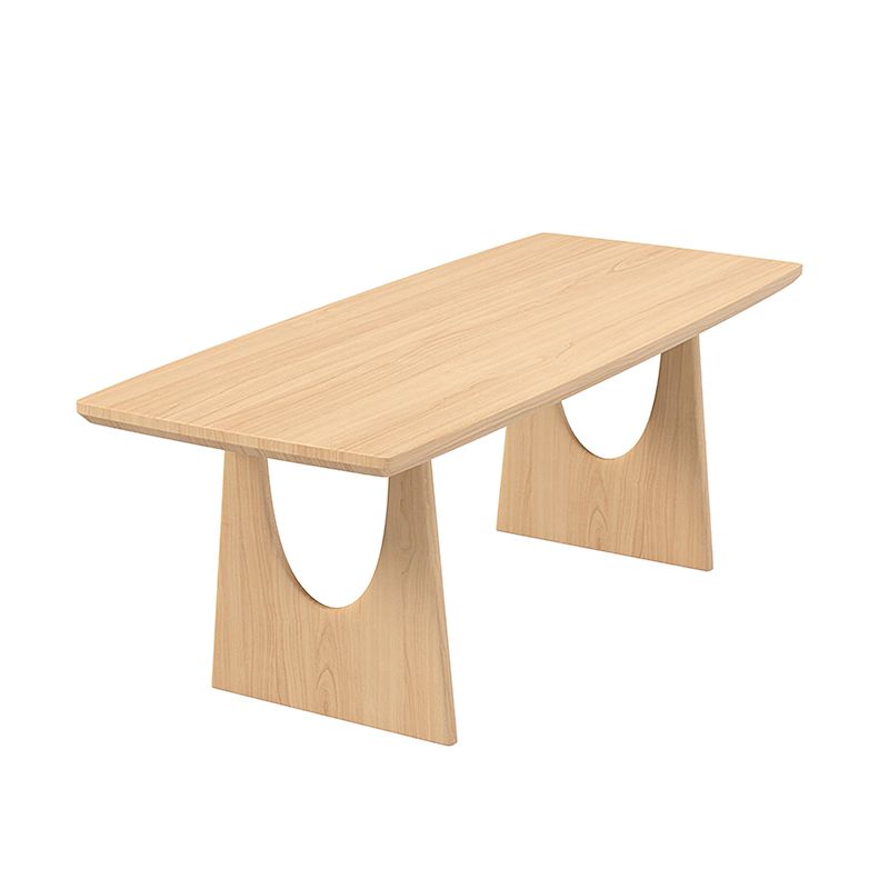 1/2/4/5/7 Pieces Rectangle Dining Set Solid Wood Dining Table with Wooden Chairs Clearhalo 'Dining Room Sets' 'Dining Tables & Seating' 'dining_room_set' 'furn' 'furn_dining_room_set' 'Furniture' 'Kitchen & Dining Furniture' 1200x1200_85f0c744-9108-496c-a5a5-9425806b7d83