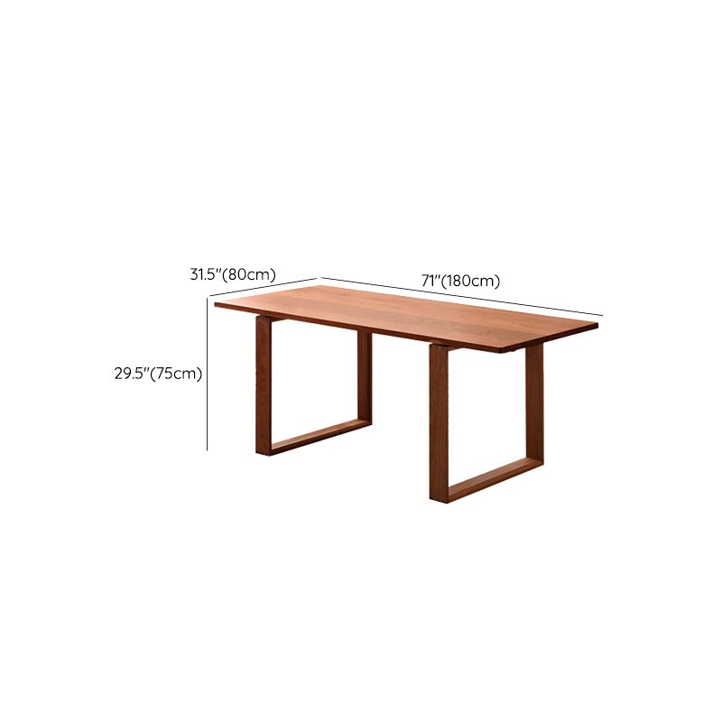 Modern Style Dining Table Rectangle Wood Top Table for Dining Room Clearhalo 'Dining Tables & Seating' 'Dining Tables' 'dining_table' 'furn' 'furn_dining_table' 'Furniture' 'Kitchen & Dining Furniture' 1200x1200_85f149ae-4501-437d-a8db-1ed4ba14fc1c