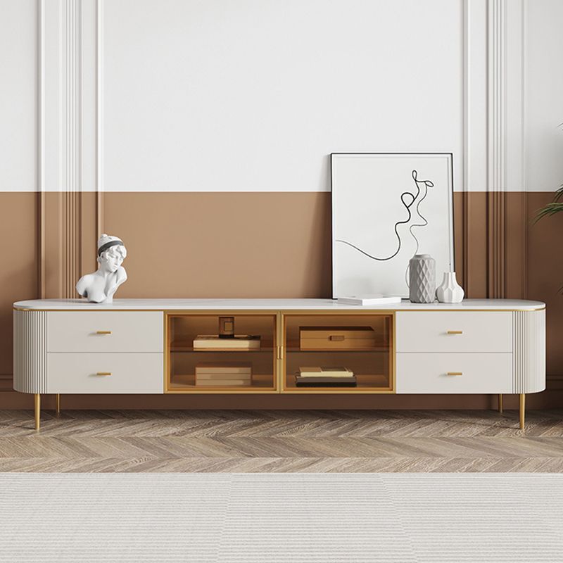 Enclosed Storage Media Console TV Stand Stone TV Stand with 4 Drawers Clearhalo 'furn' 'furn_tv_stands_entertainment_centers' 'Furniture' 'Living Room Furniture' 'TV Stands & Entertainment Centers' 'TV Stands & Media Storage Furniture' 'tv_stands_entertainment_centers' 1200x1200_85f23b8f-90d2-497d-b490-30de82132716