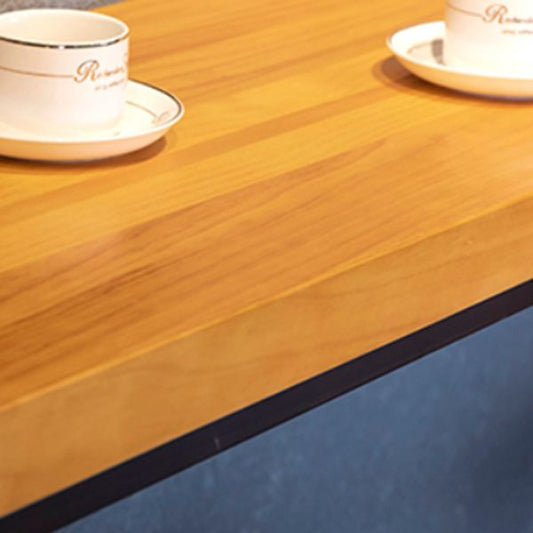 Modern 1/4/6/7 Pieces Bar Table Set Rectangle Wood Counter Table with High Stools for Cafe Clearhalo 'Bar Furniture' 'furn' 'furn_home_bar_bar_sets' 'Furniture' 'Home Bars & Bar Sets' 'home_bar_bar_sets' 'Kitchen & Dining Furniture' 1200x1200_85f31a0d-623a-4b15-bc4c-1223783a8aab