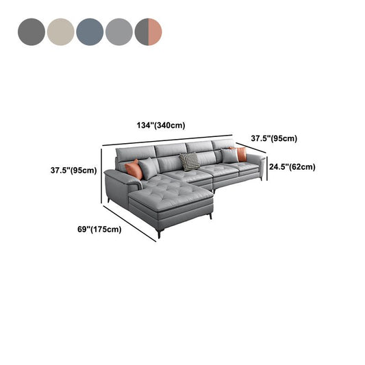 133,86 "L sezioni moderne sezionali del braccio top con 4 posti