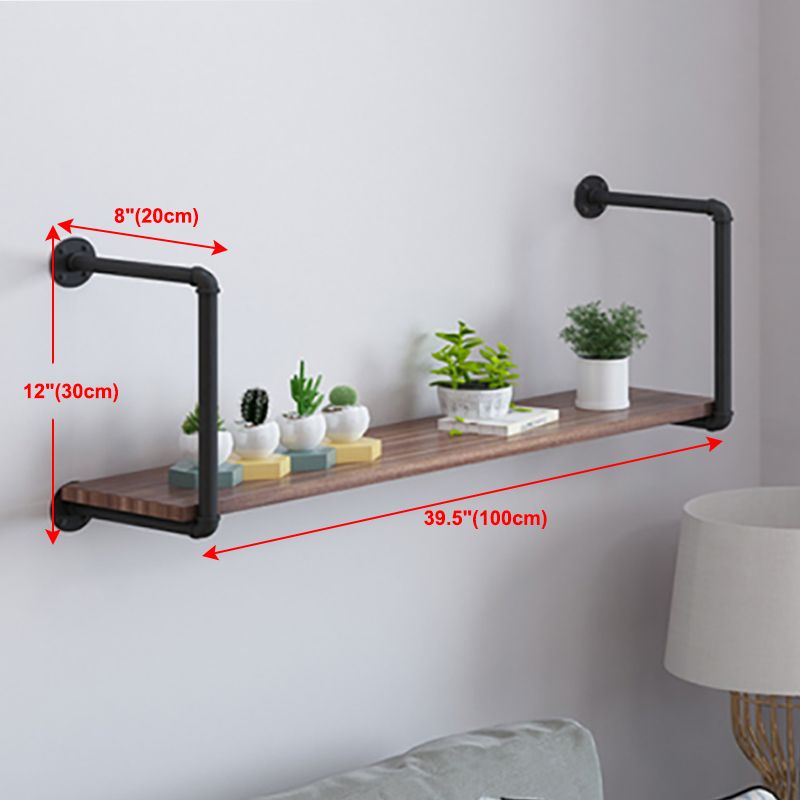 7.87"W Bookshelf Industrial Style Wall Mounted Solid Wood Bookcase for Home Office Clearhalo 'Bookcases' 'furn' 'furn_bookcases' 'Furniture' 'furniture_bookcases' 'kitchen' 'kitchen_bookcases' 'Living Room Furniture' 'Office Furniture' 1200x1200_85f48972-8264-44a9-a141-9d85d7b764ca