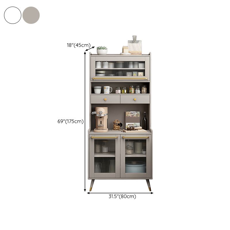 Wood Buffet Table Glam Sideboard Table with Cabinets and Drawers Clearhalo 'buffet_sideboard' 'Buffets & Sideboards' 'furn' 'furn_buffet_sideboard' 'Furniture' 'Kitchen & Dining Furniture' 1200x1200_85f51092-a5e4-46cd-8671-2fa13f1ddb78