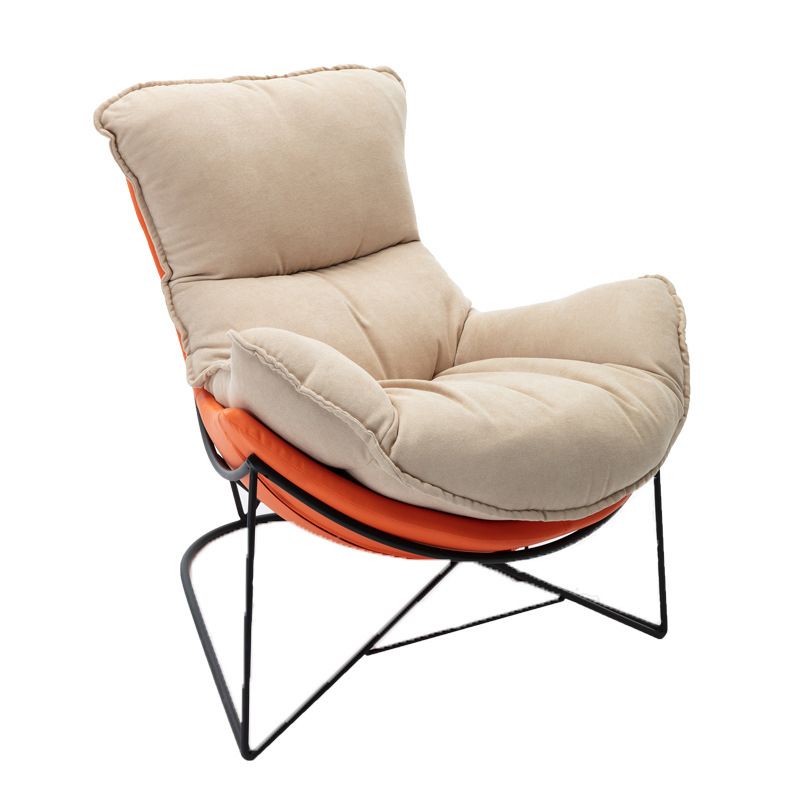 Chaise de salon sans bras en cuir en faux cuir 34,25 "L x 37,40" W x 34,64 "H CHAISE DE CHAISE CUSHION