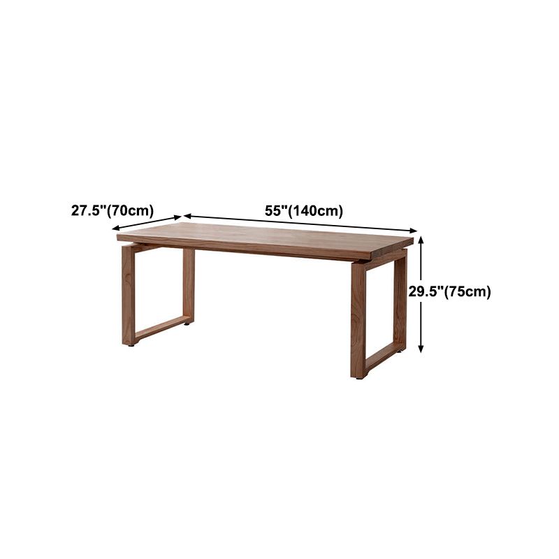 Wood Top Dining Table Rectangle Pine Wood Table with Sled Base Clearhalo ' dining_table' 'Dining Tables & Seating' 'Dining Tables' 'furn' 'furn_dining_table' 'Furniture' 'furniture_dining_table' 'Kitchen & Dining Furniture' 'kitchen&dining_furn' 'kitchen' 'kitchen_dining_table' 1200x1200_85f78942-cedd-4352-8fb5-a65da7b7b245